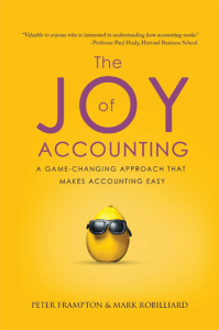 The Joy of Accounting by Peter Frampton and Mark Robilliard