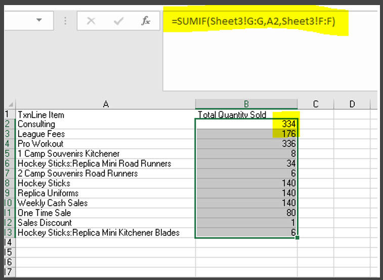 Custom Reports screenshot for transactions