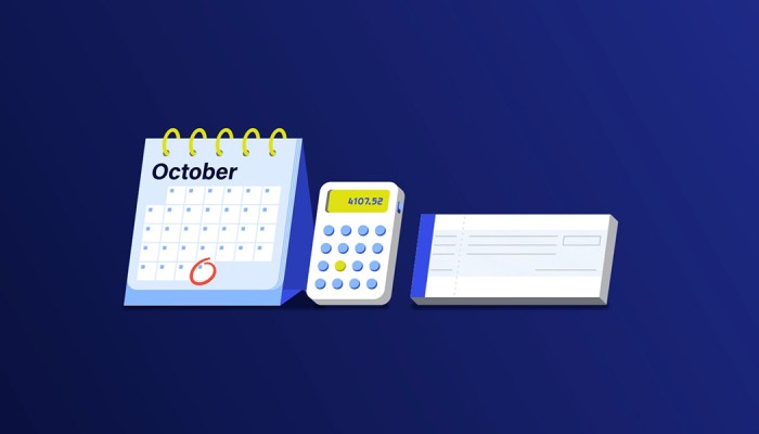 calendar calculator checkbook