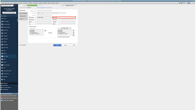 A screenshot showing where to update a Vendor email or other information for that vendor in QuickBooks Desktop.