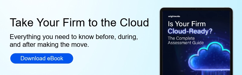Take your firm to the cloud - Firm cloud ebook CTA