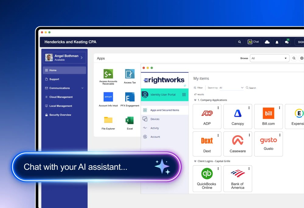 <h3>Simplify app access in one safe space 