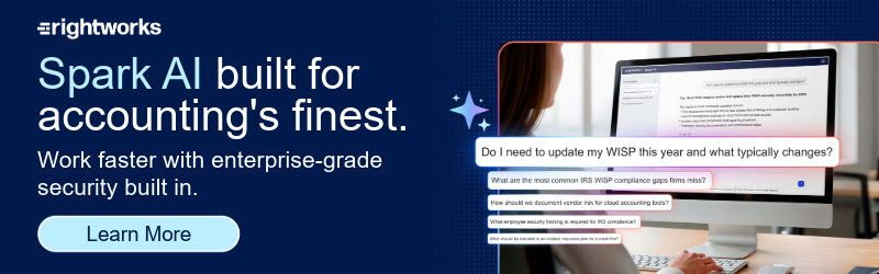 Spark AI: Built for accounting's finest.