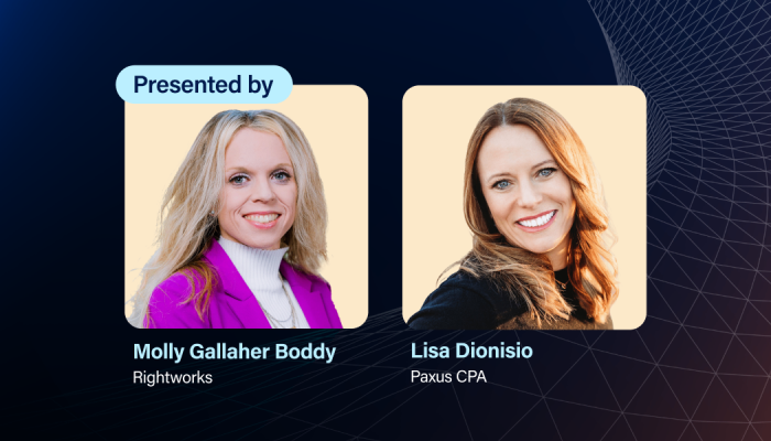 Webinar speakers Molly Gallaher Boddy and Lisa Dionisio