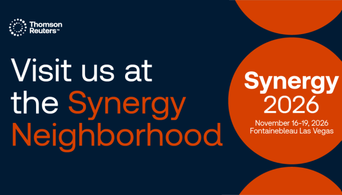Rightworks sponsorship announcement for Synergy 2026, held November 16-19 in Las Vegas